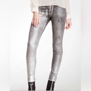 James Jeans "Twiggy"  Silver Flake Leggings Jeans